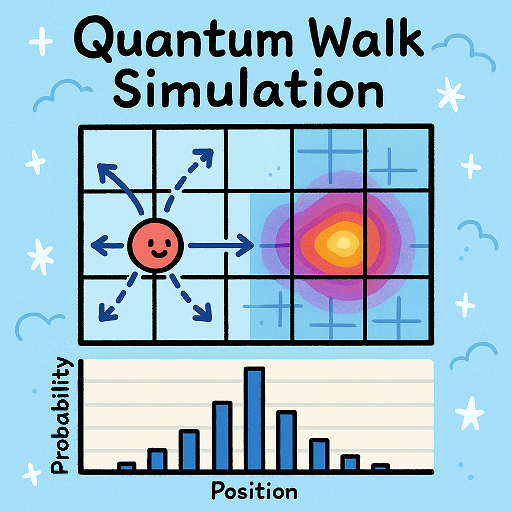 quantum walk simulation